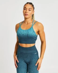 AYBL Flare Seamless Sports Bra - Teal