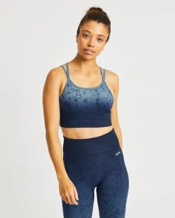 AYBL Flare Seamless Sports Bra - Blue