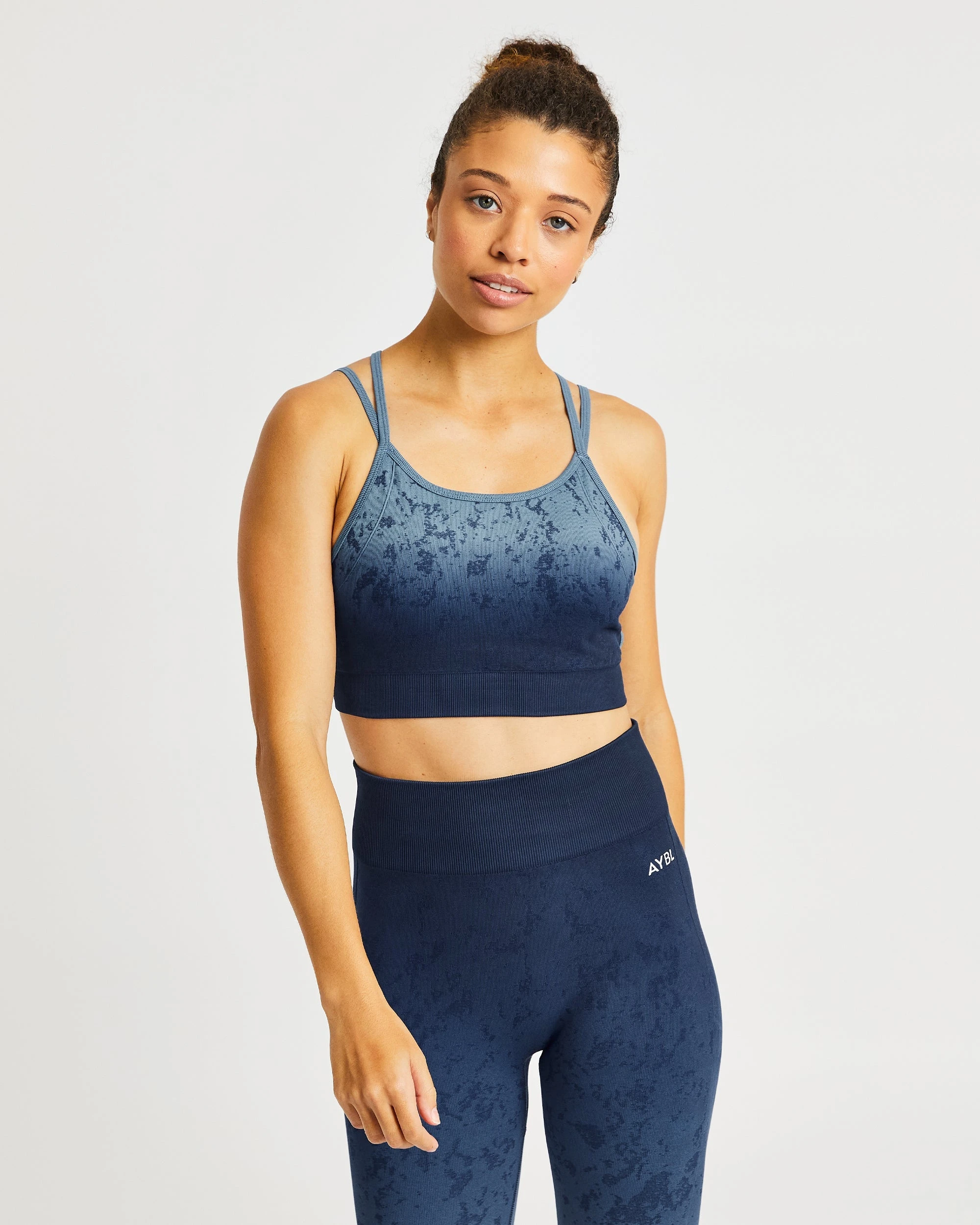 AYBL Flare Seamless Sports Bra - Blue