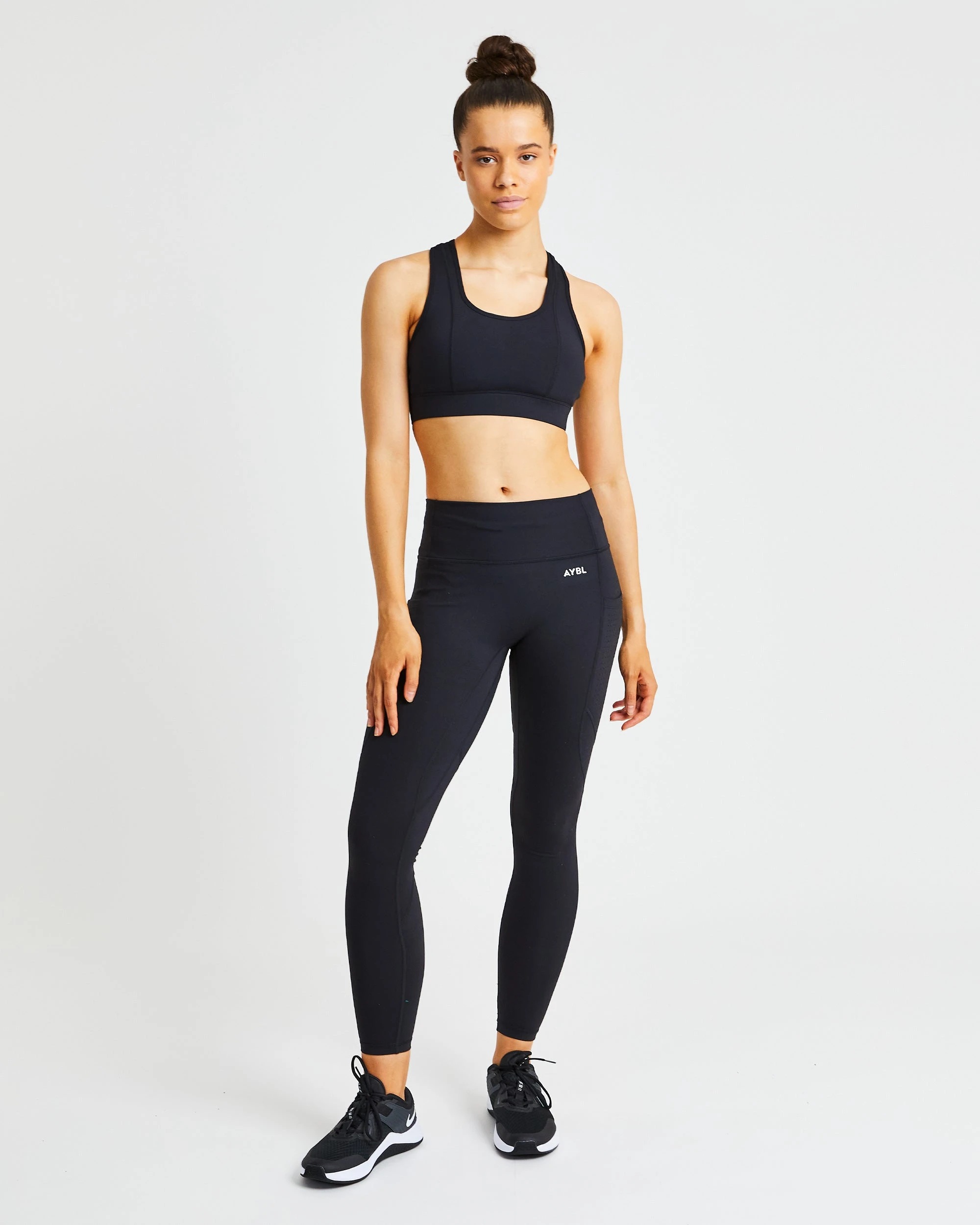 AYBL Pace Sports Bra - Black - Image 3