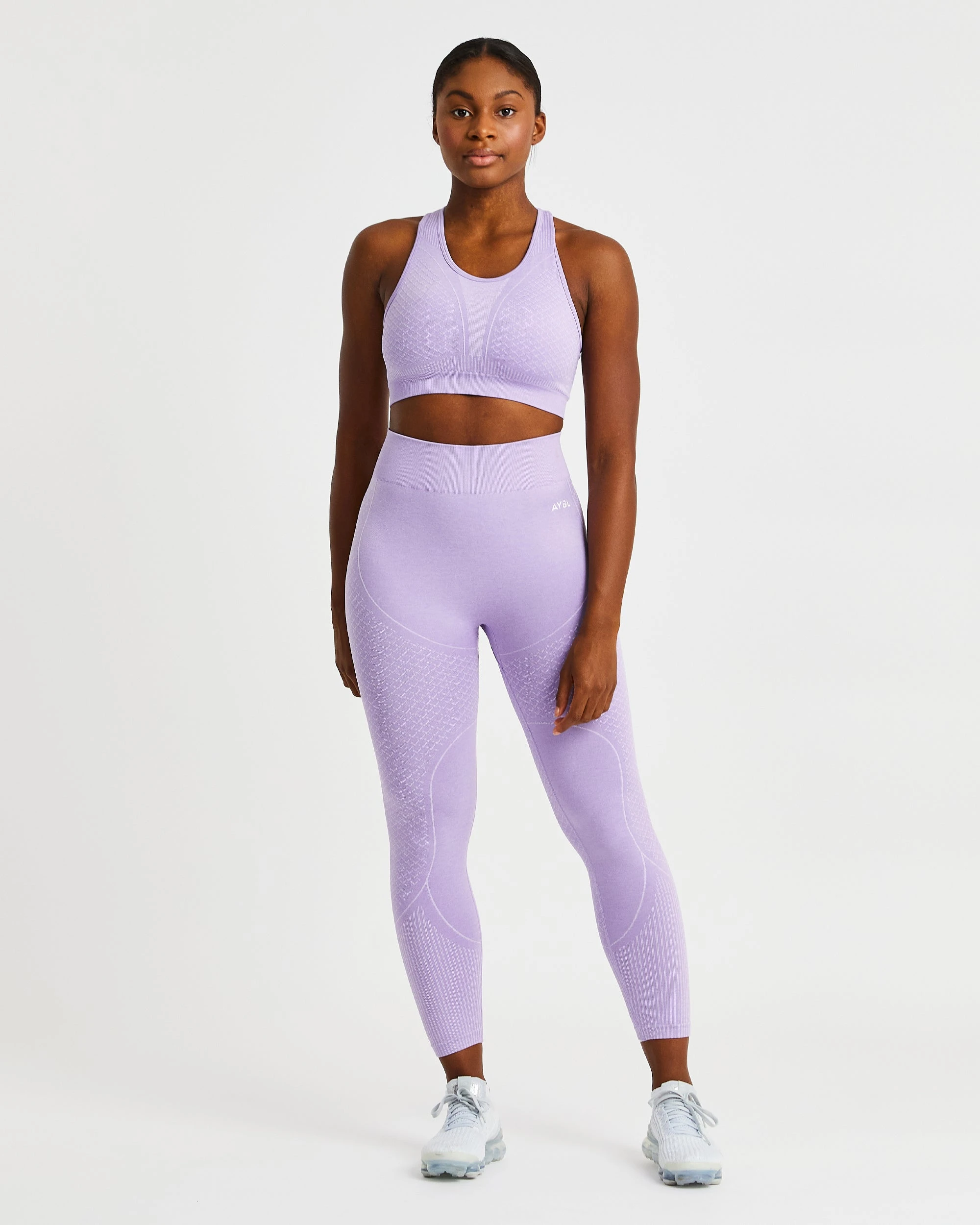 AYBL Impact Seamless Sports Bra - Lilac - Image 3