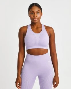 AYBL Impact Seamless Sports Bra - Lilac