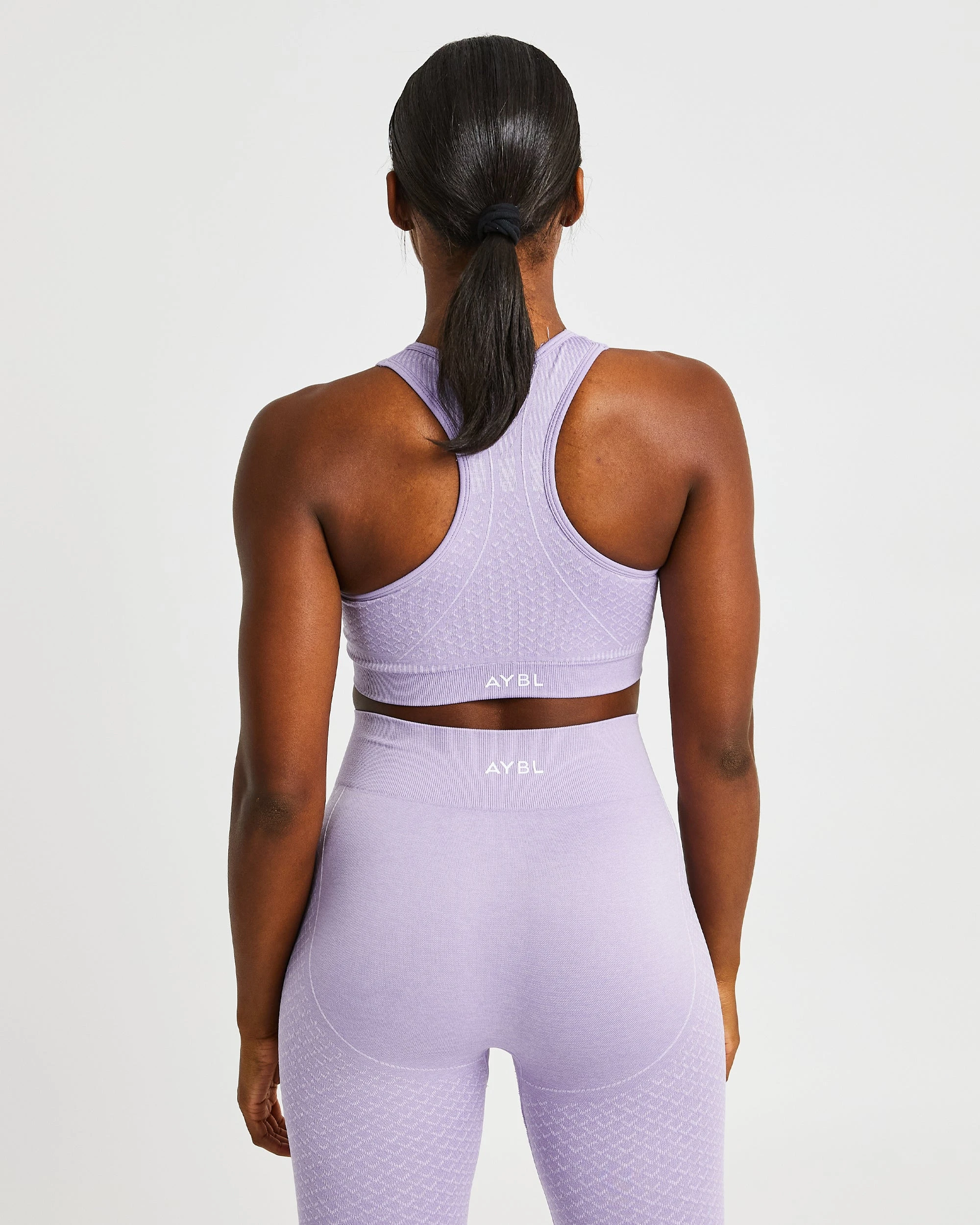 AYBL Impact Seamless Sports Bra - Lilac - Image 2