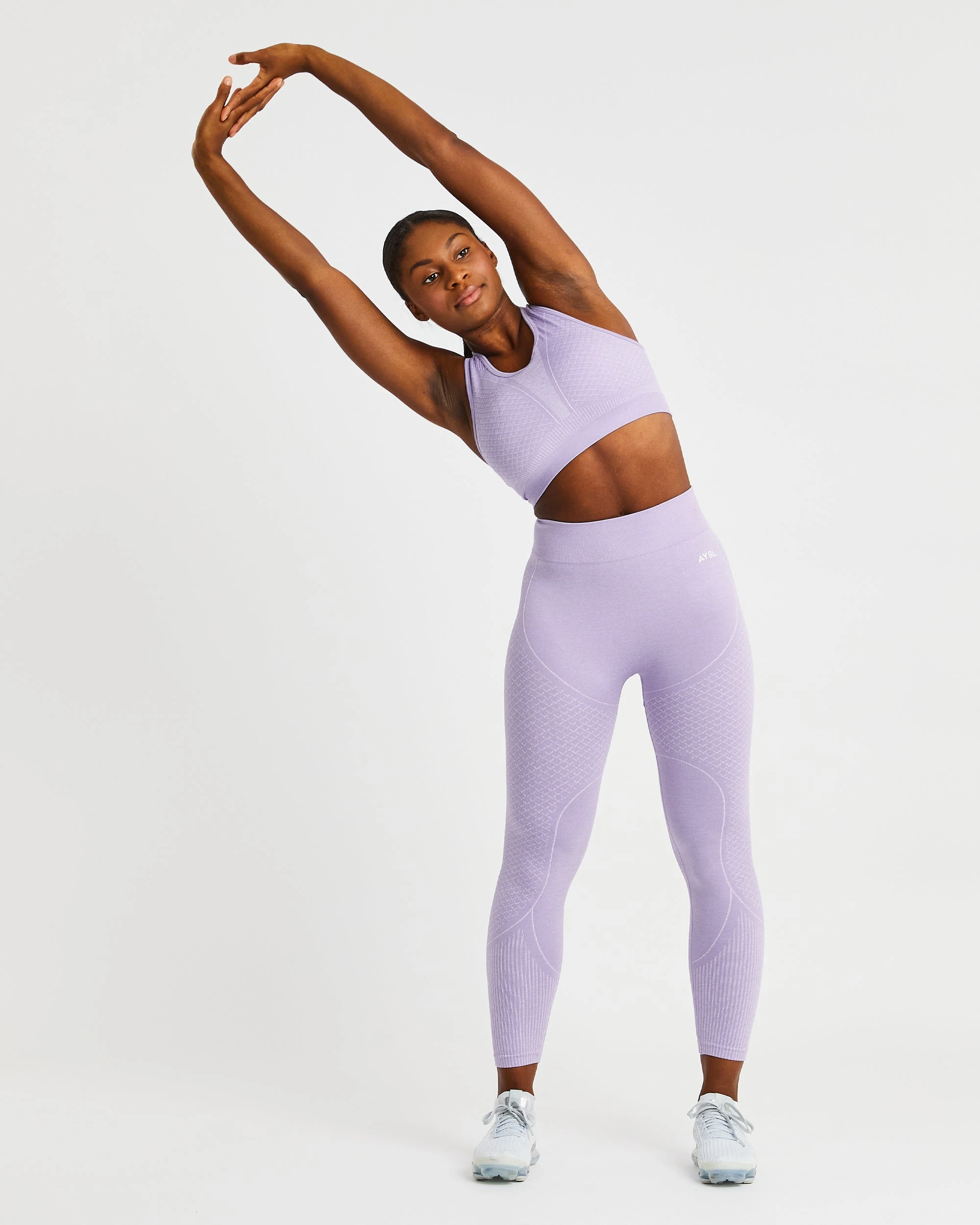 AYBL Impact Seamless Sports Bra - Lilac - Image 7