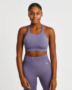 AYBL Elevate Seamless Sports Bra - Purple