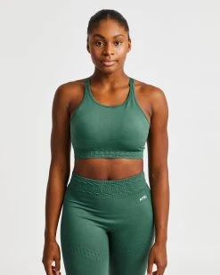 AYBL Elevate Seamless Sports Bra - Green