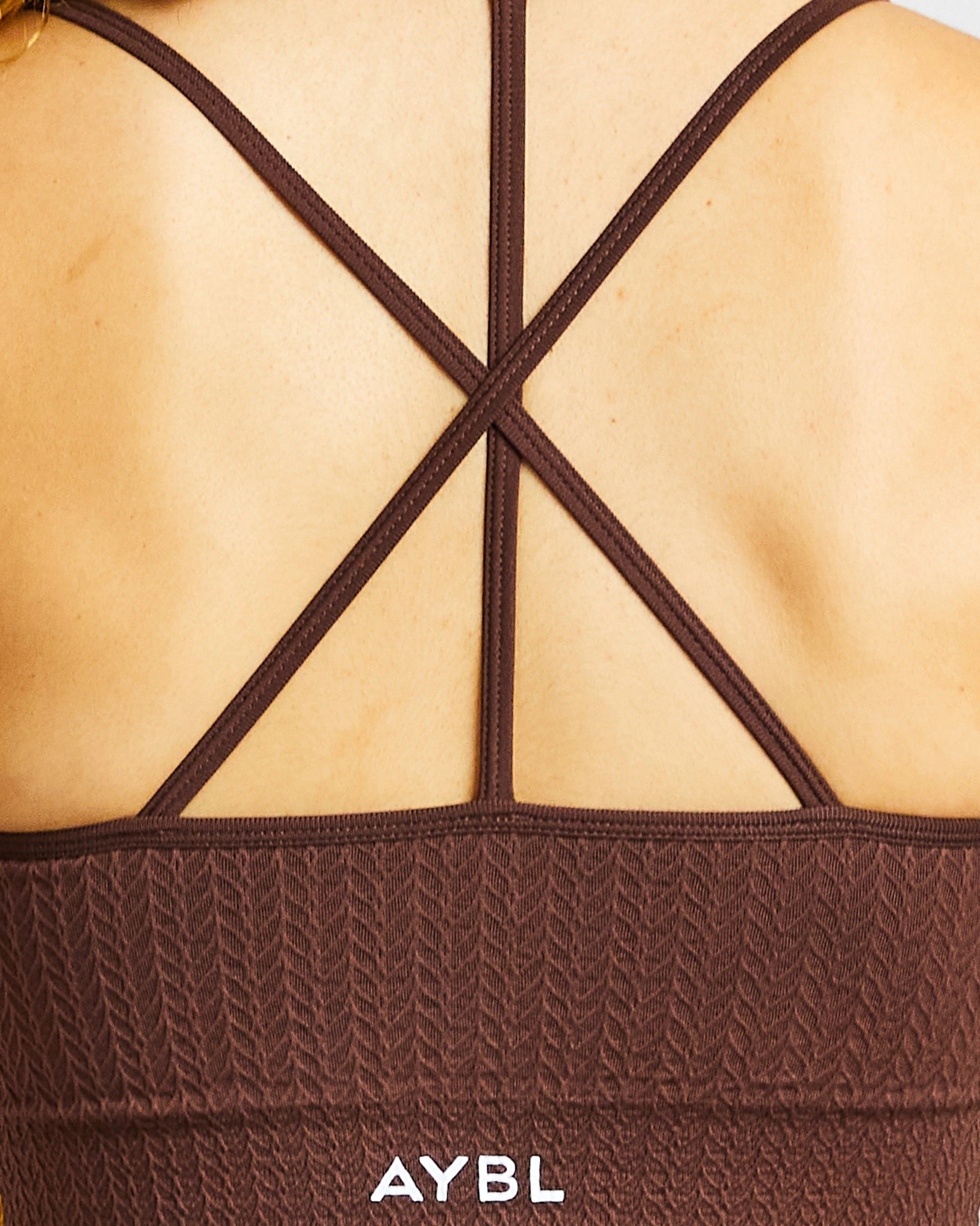 AYBL Luxe Seamless Sports Bra - Brown - Image 6