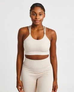 AYBL Luxe Seamless Sports Bra - Sand