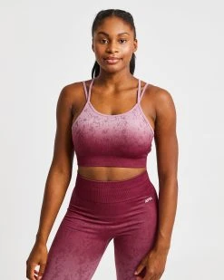 AYBL Flare Seamless Sports Bra - Plum