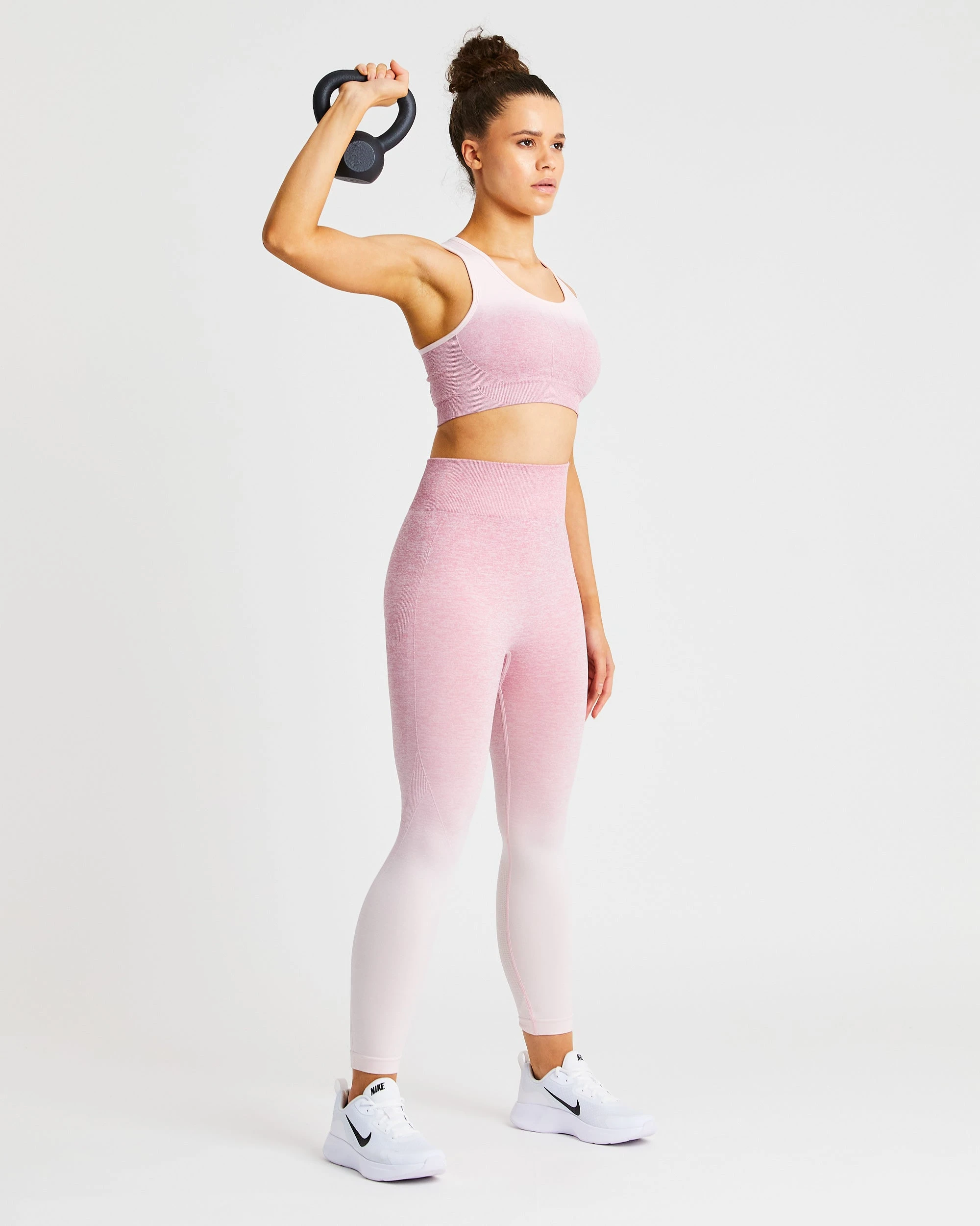 AYBL Pulse Ombré Seamless Sports Bra - Pink - Image 5
