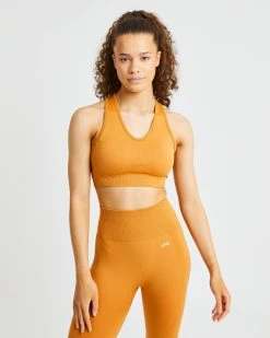 AYBL Balance V2 Seamless Sports Bra - Spiced Orange