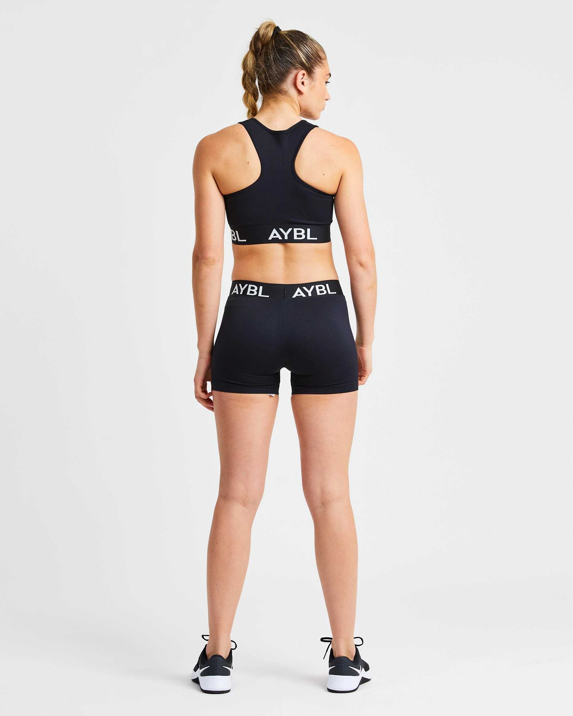 AYBL Staple Seamless Sports Bra - Black - Image 4