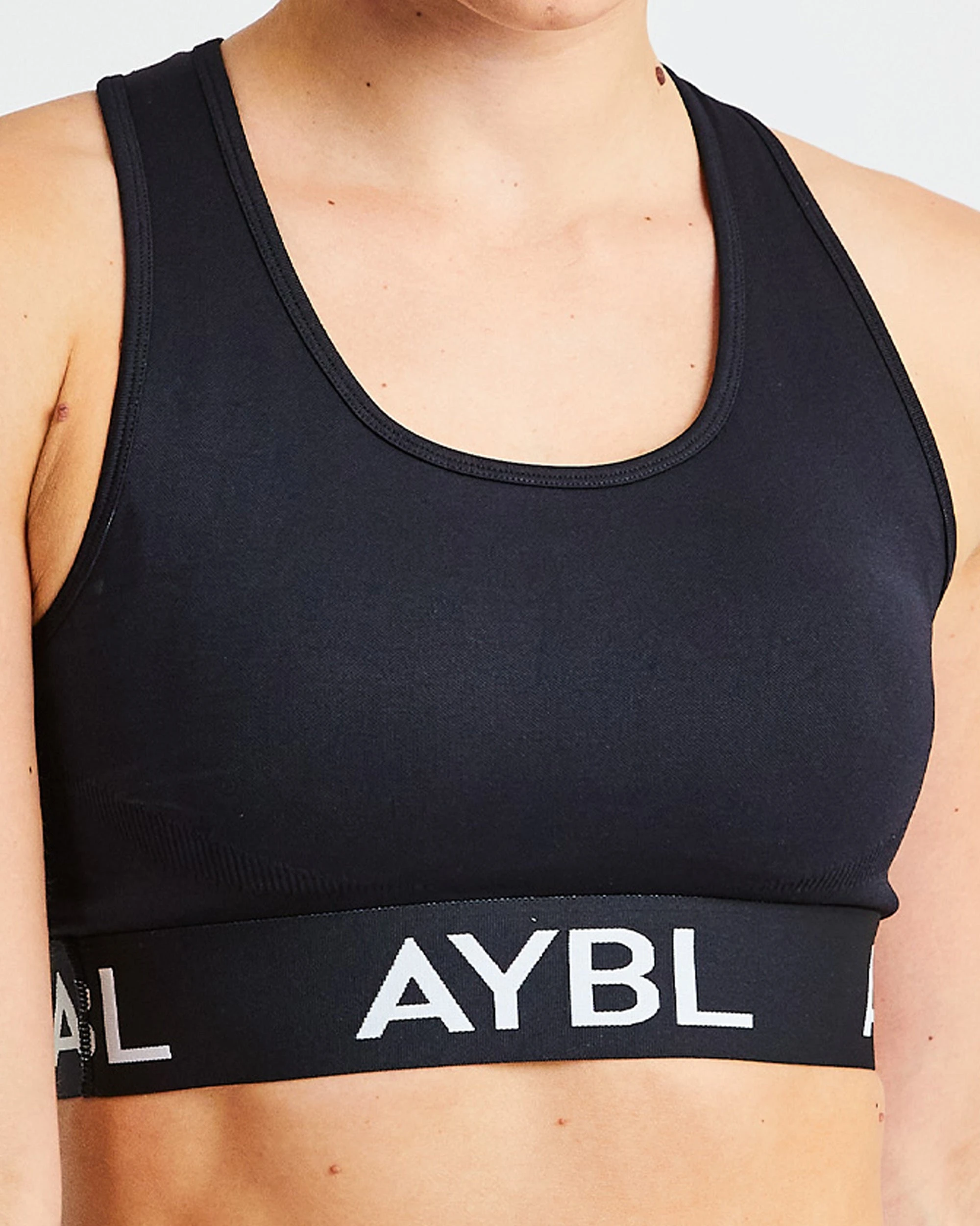 AYBL Staple Seamless Sports Bra - Black - Image 5