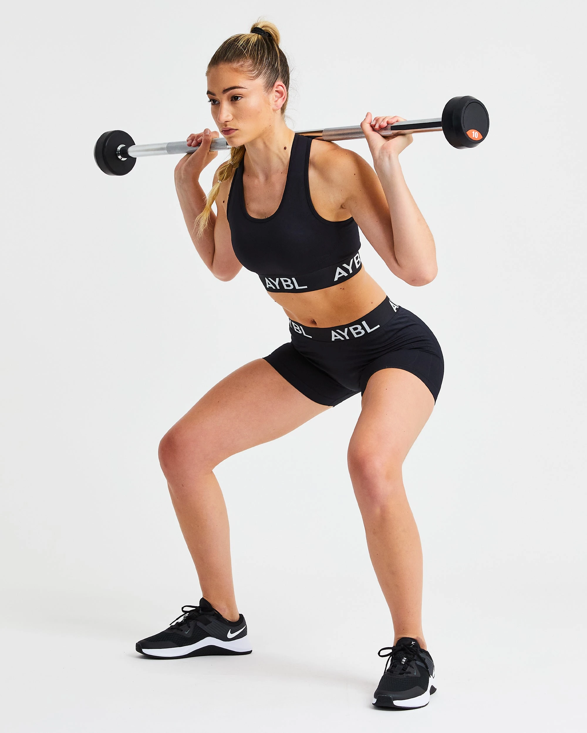 AYBL Staple Seamless Sports Bra - Black - Image 7