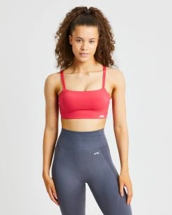 AYBL Essential Bandeau Sports Bra - Pink