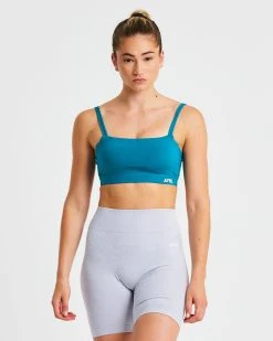 AYBL Essential Bandeau Sports Bra - Teal