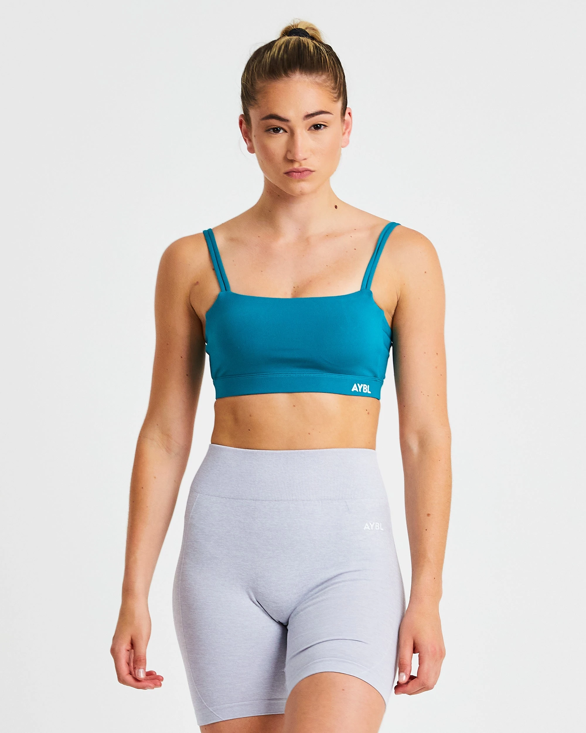AYBL Essential Bandeau Sports Bra - Teal