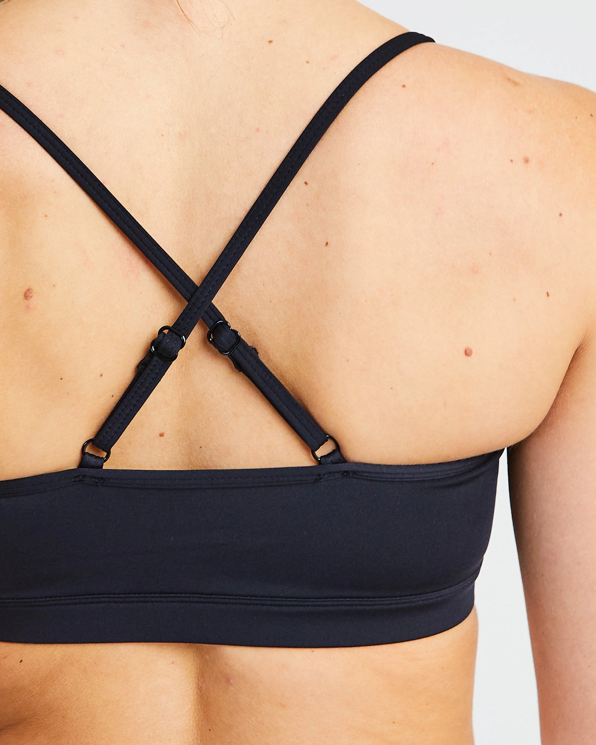 AYBL Essential V Neck Sports Bra - Black - Image 6