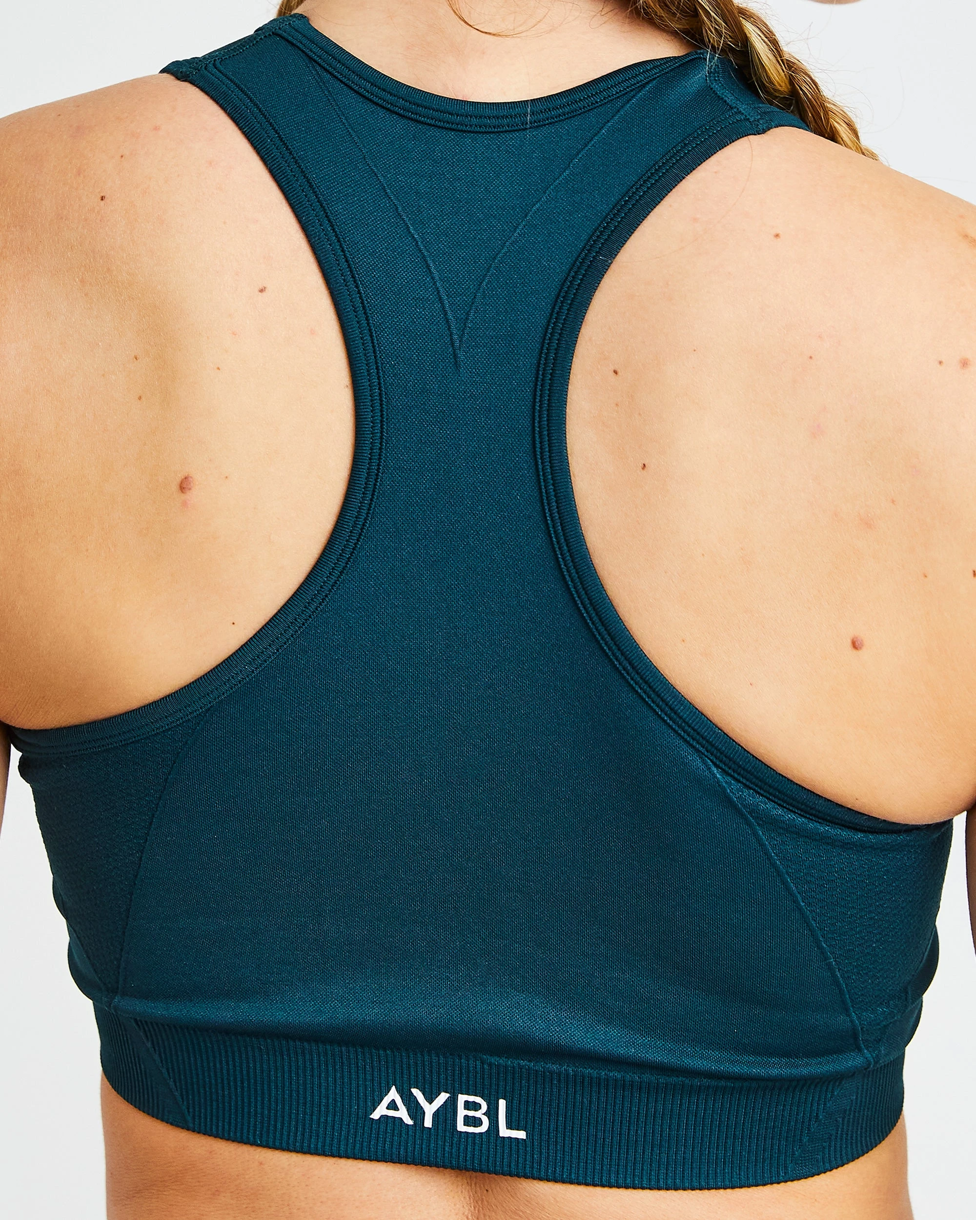 AYBL Balance V2 Seamless Sports Bra - Forest Green - Image 6