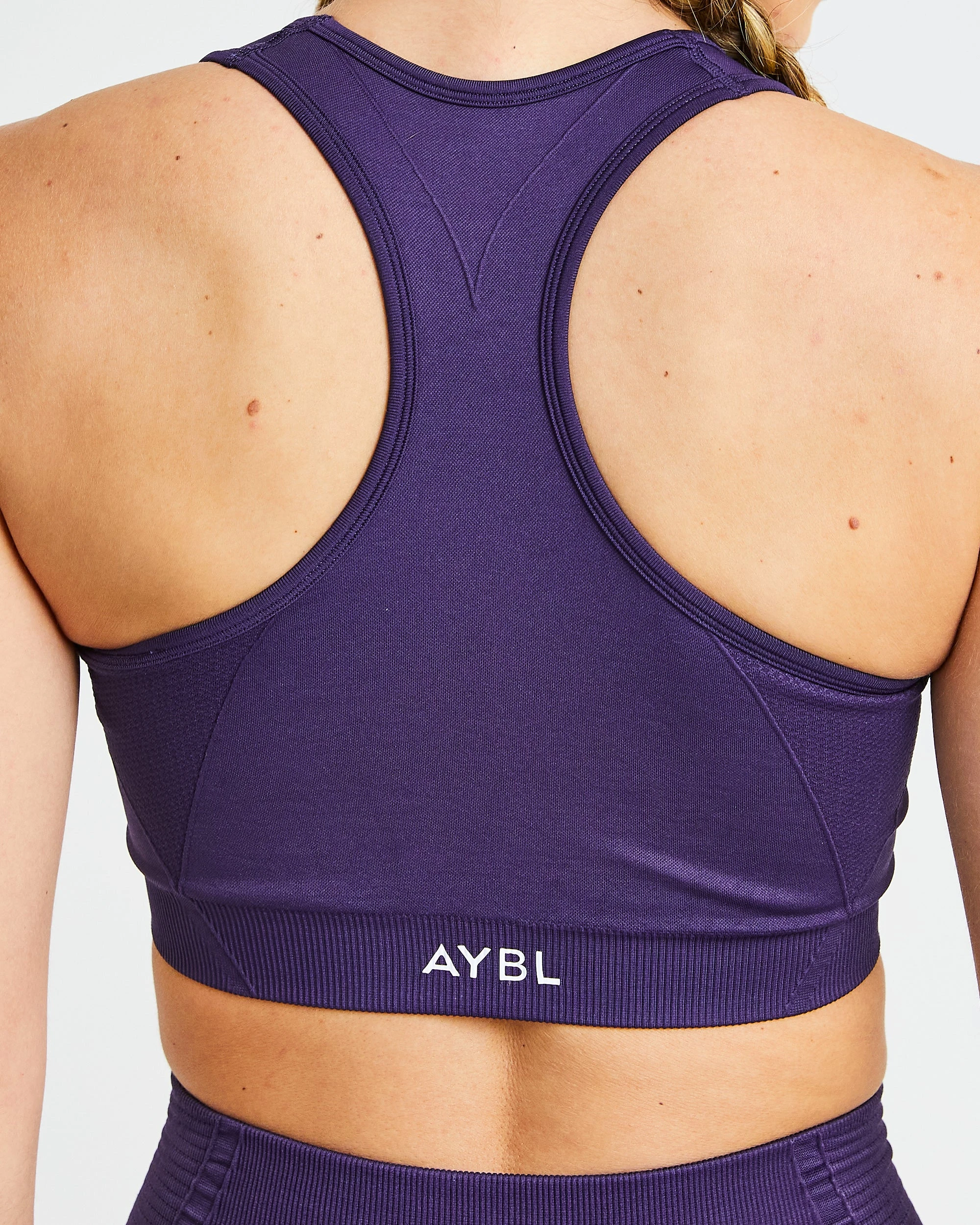 AYBL Balance V2 Seamless Sports Bra - Mulberry Purple - Image 6