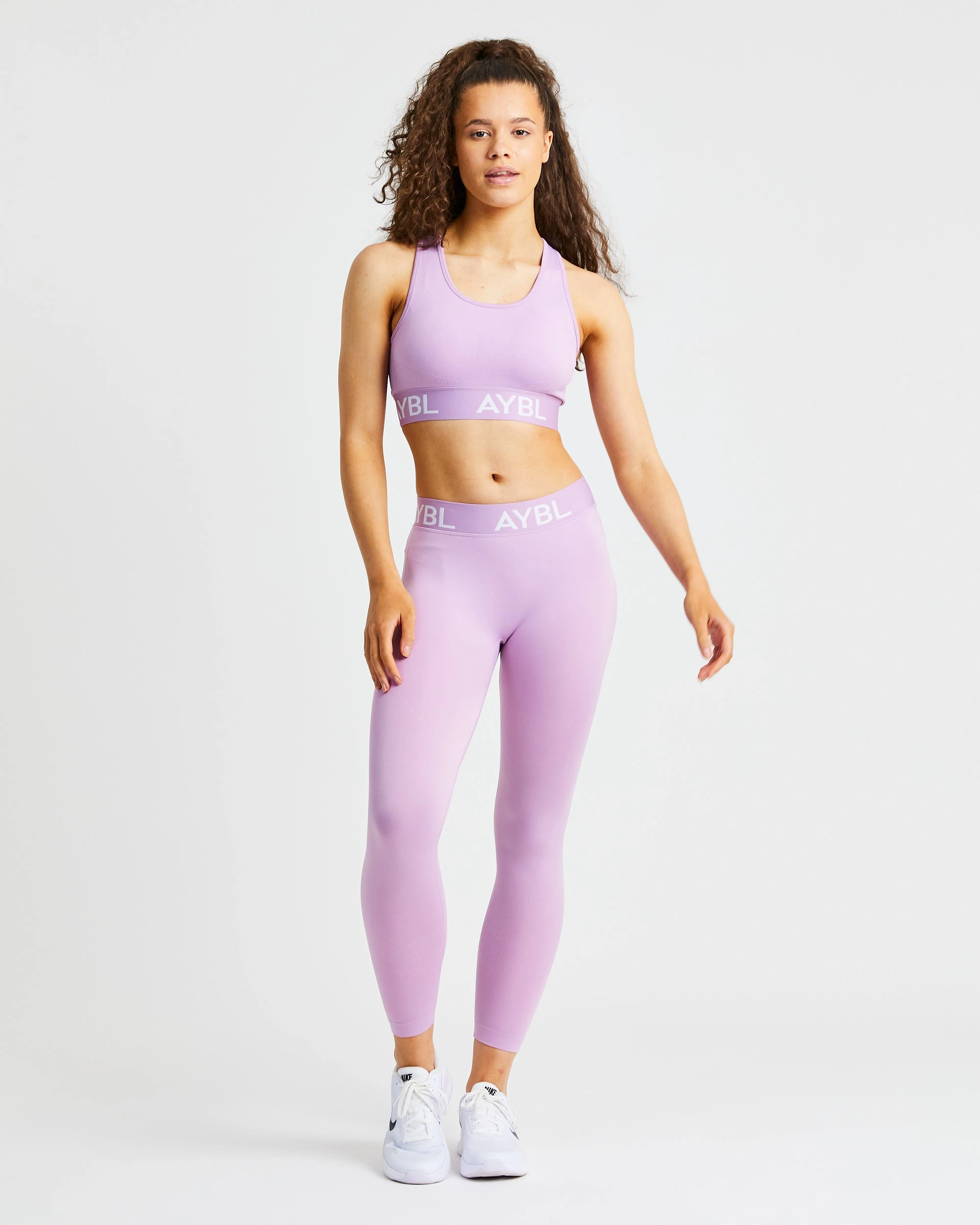 AYBL Staple Seamless Sports Bra - Pink - Image 3