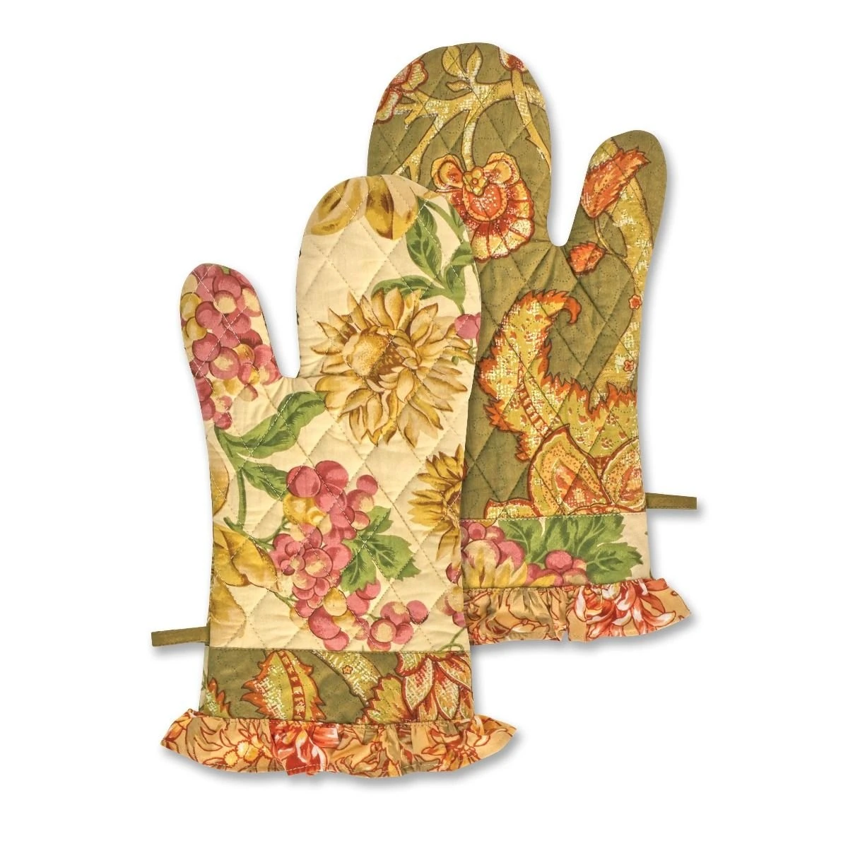 April Cornell Oven Mitt | Pumpkin Hollow Patchwork
