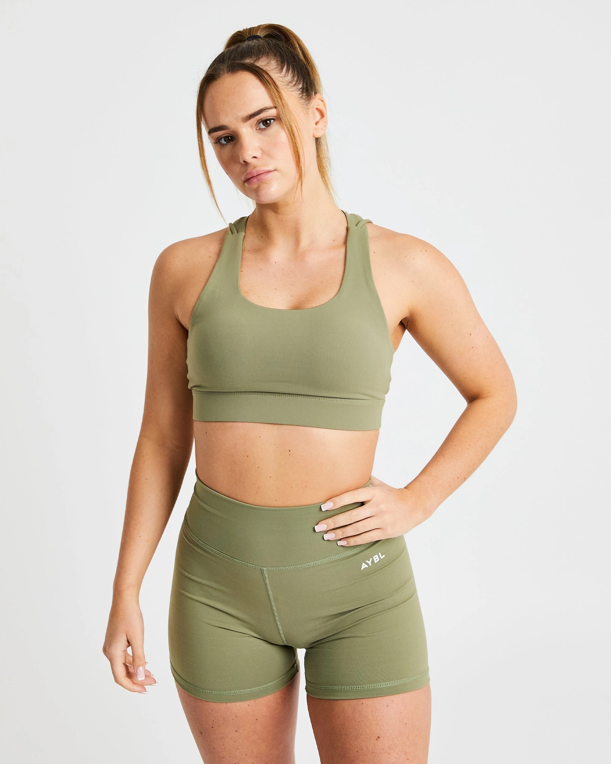 AYBL Core Sports Bra - Olive