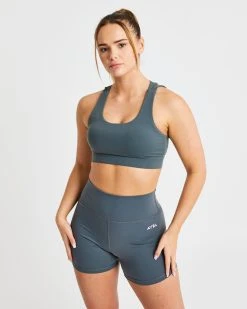 AYBL Core Sports Bra - Asphalt Grey