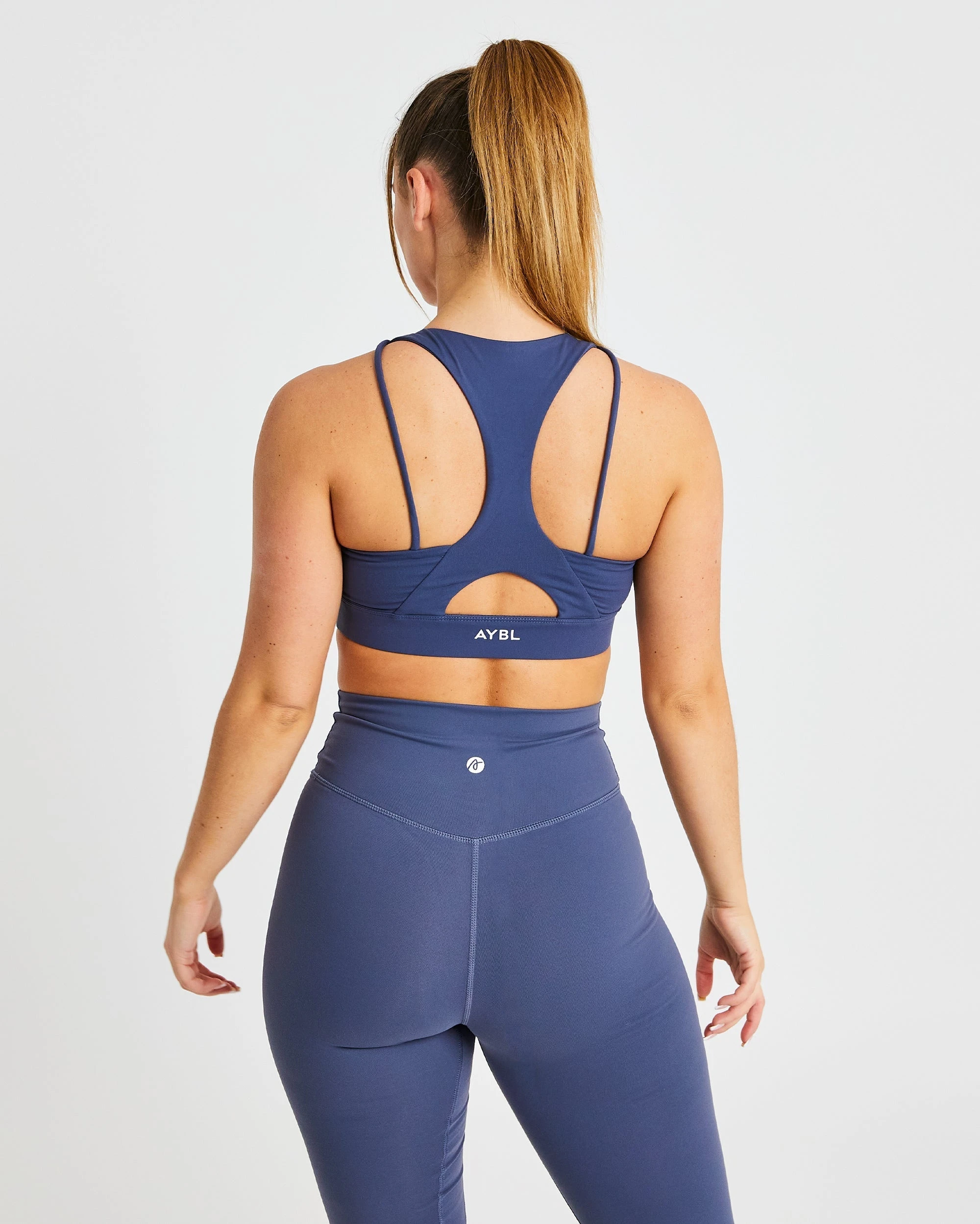 AYBL Core Sports Bra - Navy Blue - Image 2
