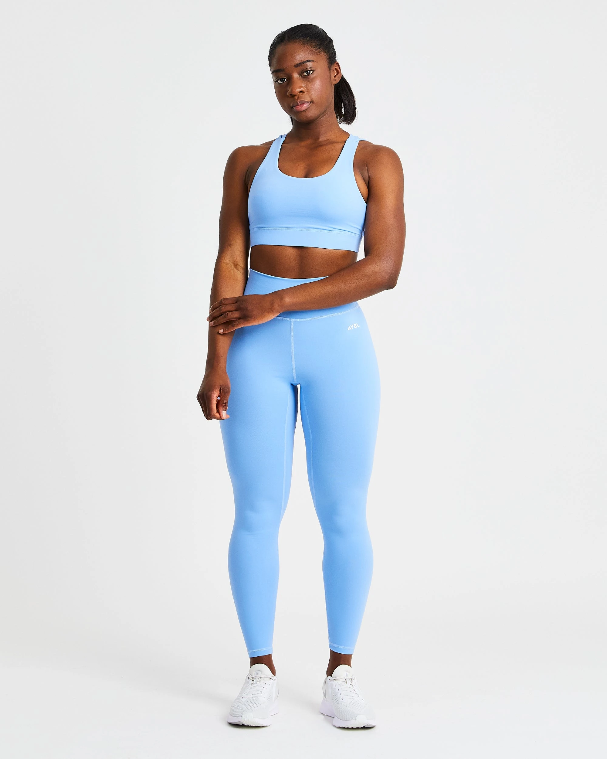 AYBL Core Sports Bra - Placid Blue - Image 3