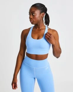 AYBL Core Sports Bra - Placid Blue