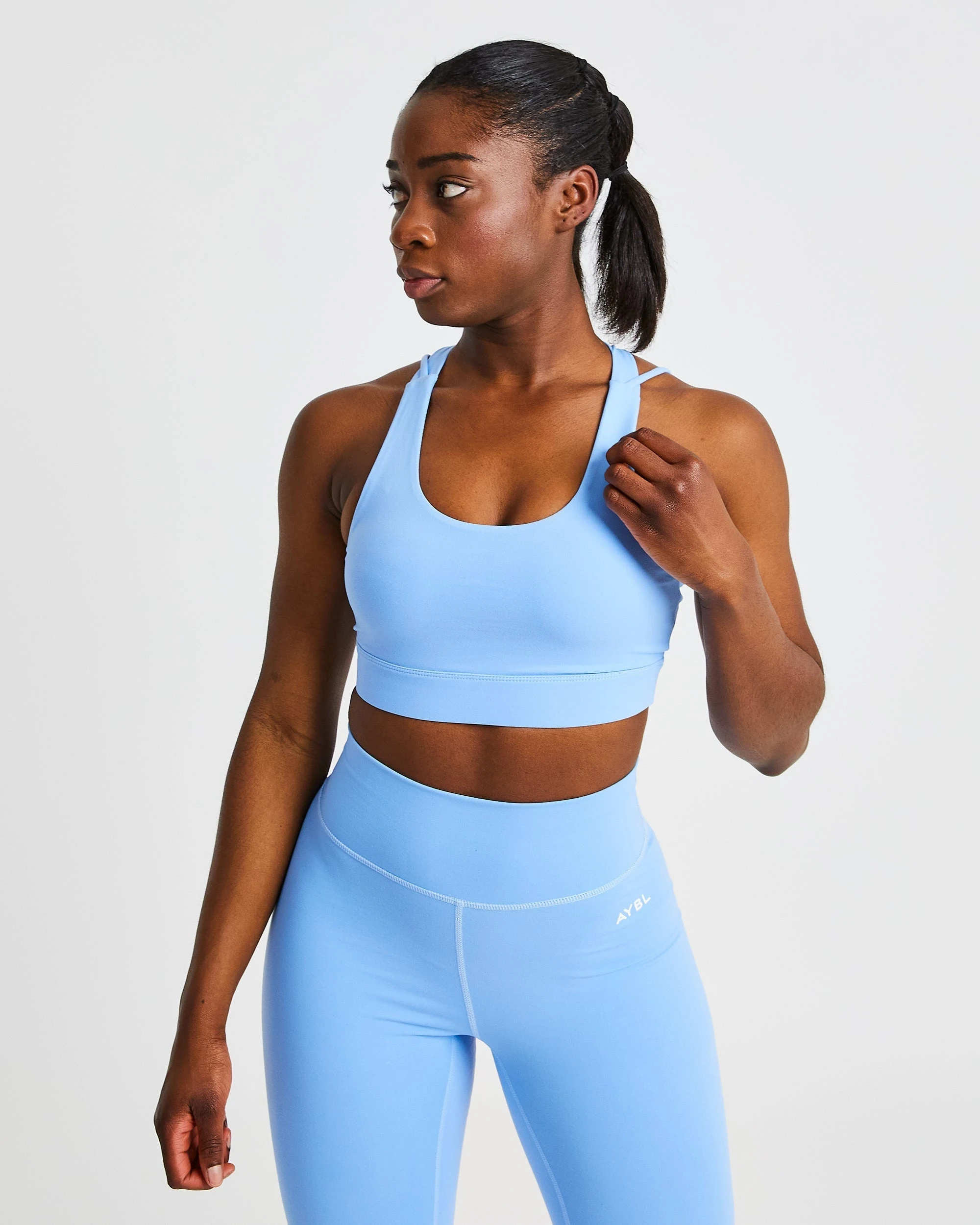 AYBL Core Sports Bra - Placid Blue