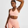 AYBL Evolve Camo Seamless Sports Bra - Peach
