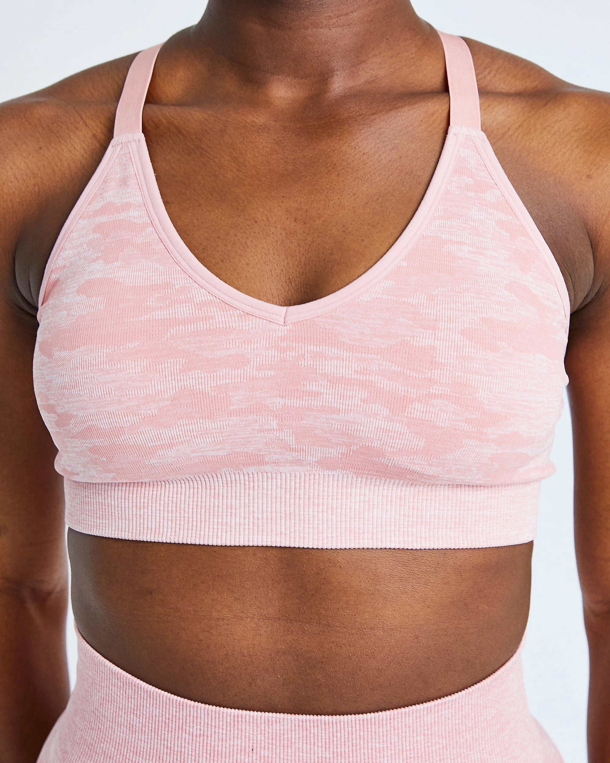 AYBL Evolve Camo Seamless Sports Bra - Pink - Image 7