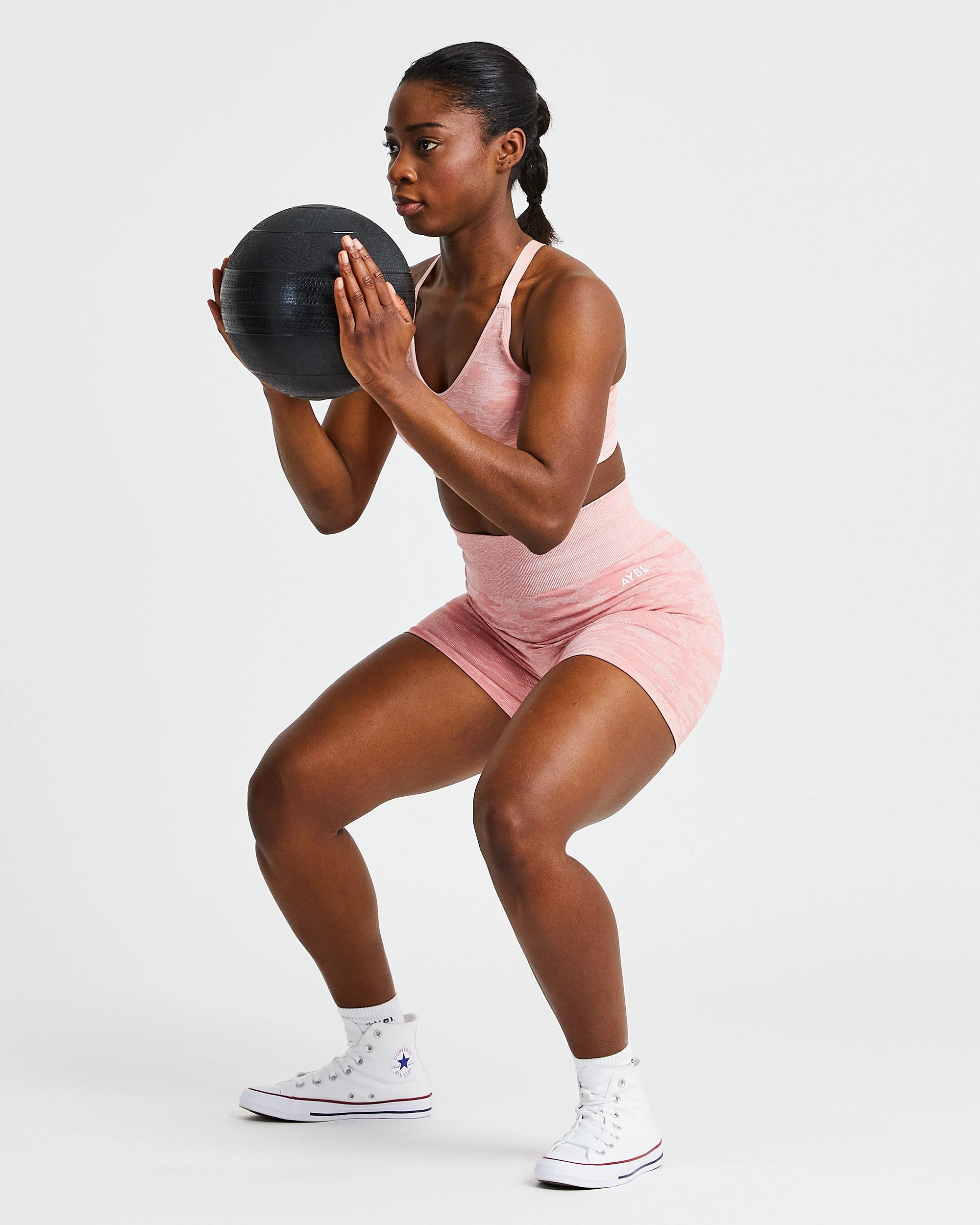 AYBL Evolve Camo Seamless Sports Bra - Pink - Image 5