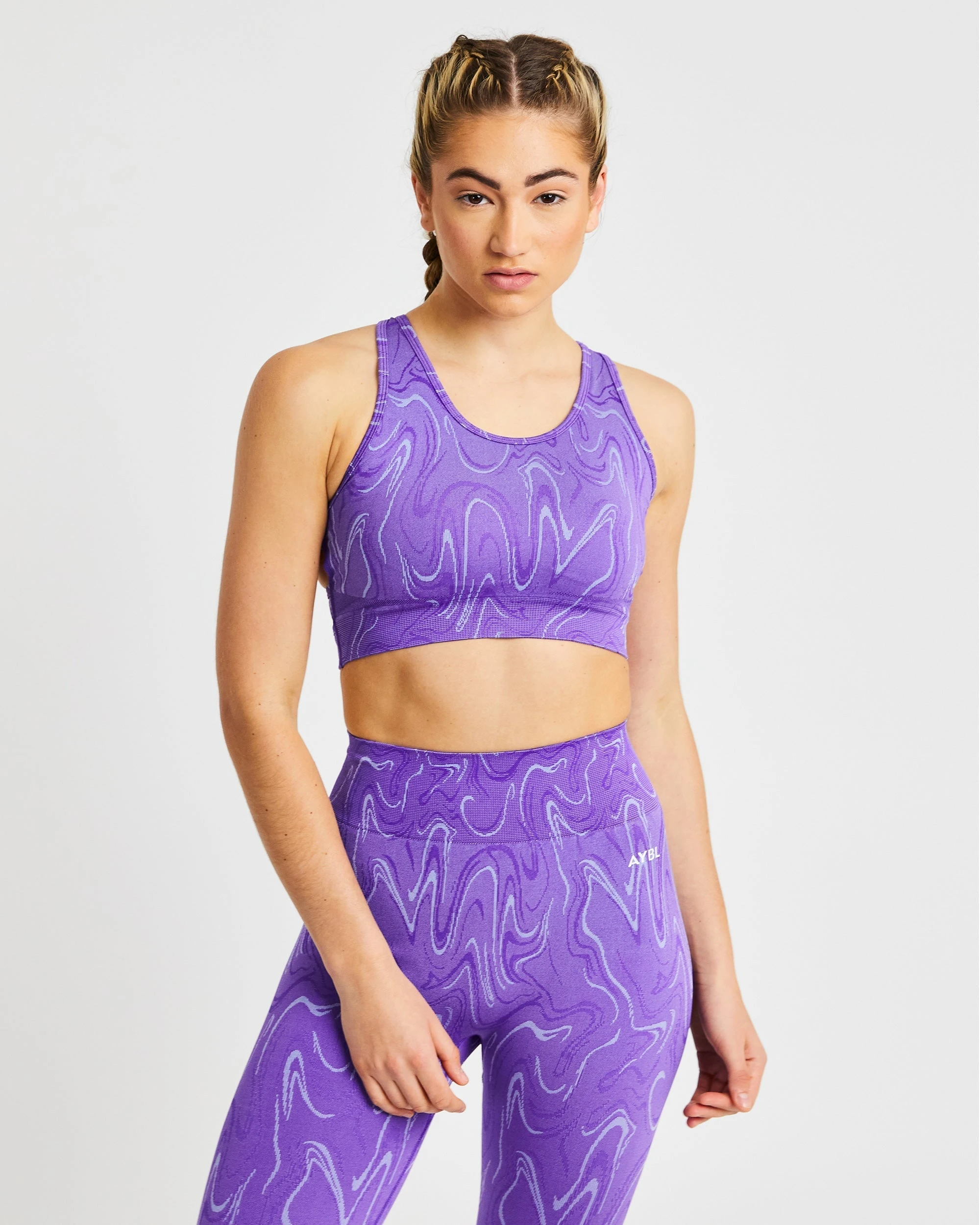 AYBL Velocity Seamless Sports Bra - Purple