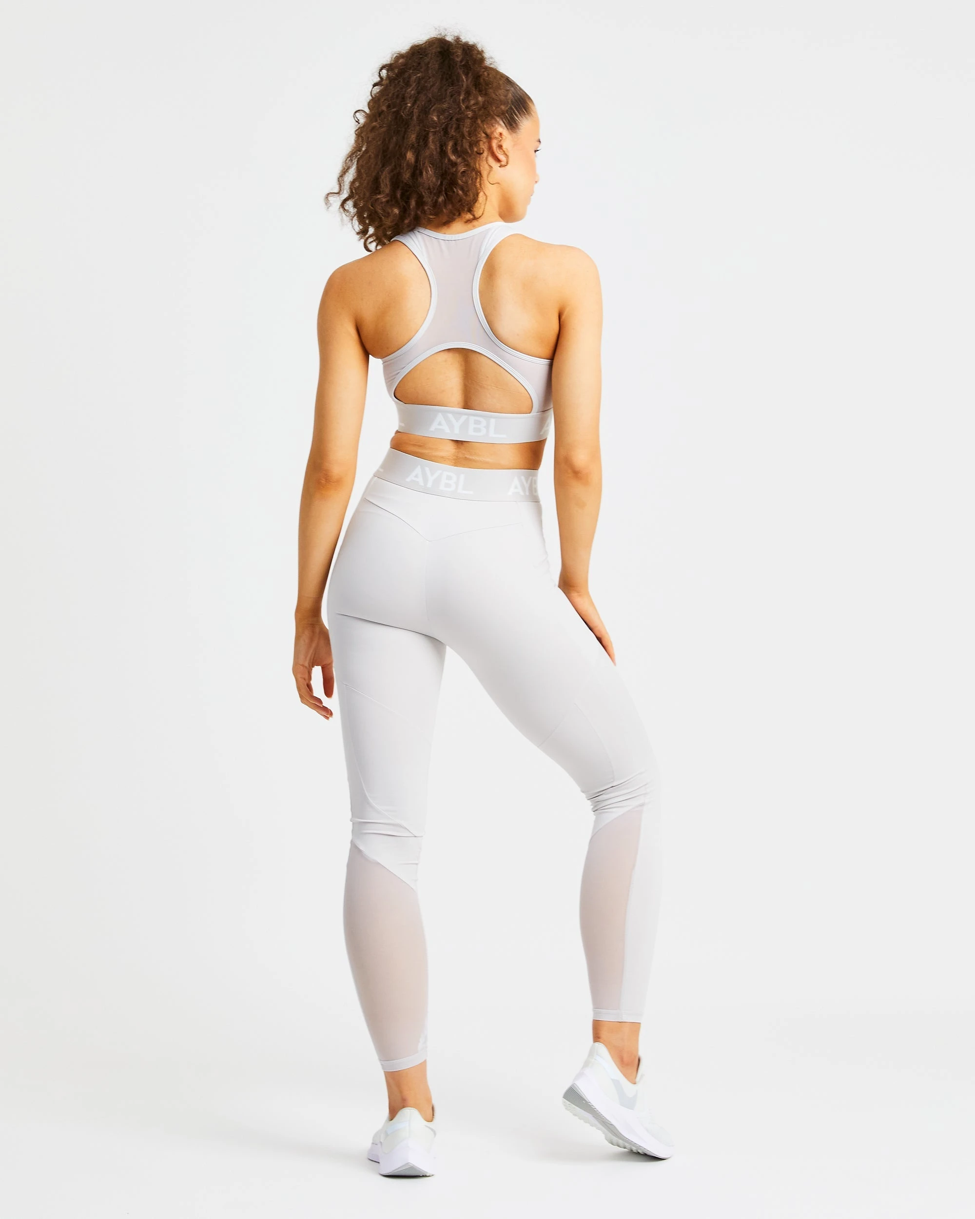 AYBL Training Sports Bra - Beige - Image 4