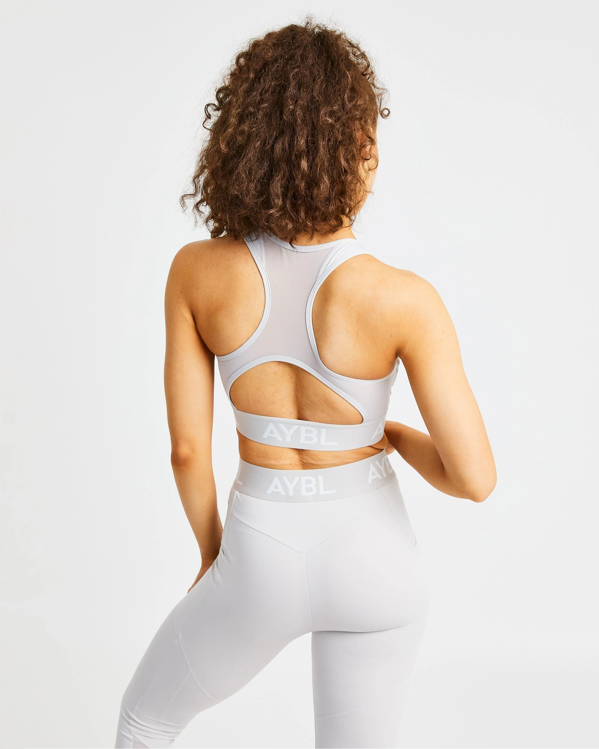 AYBL Training Sports Bra - Beige - Image 2