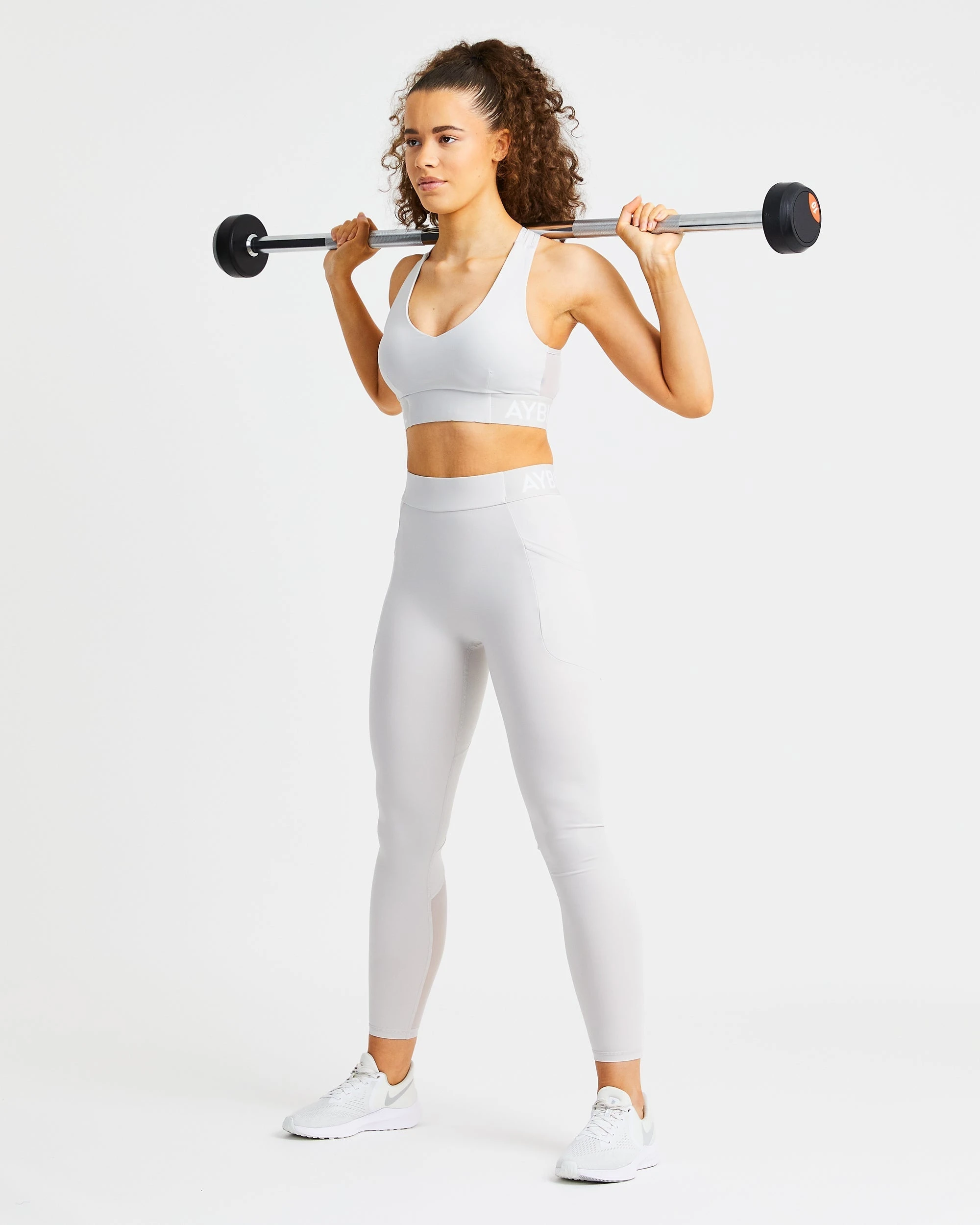 AYBL Training Sports Bra - Beige - Image 8