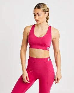 AYBL Training Sports Bra - Raspberry