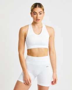 AYBL Balance V2 Seamless Sports Bra - White