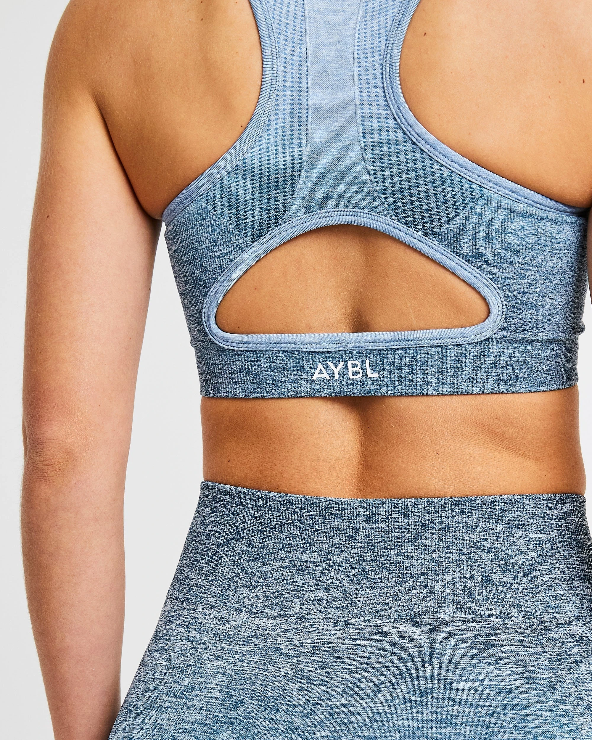 AYBL Pulse Ombré Seamless Sports Bra - Teal - Image 6