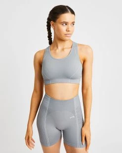 AYBL Reflex Seamless Sports Bra - Grey