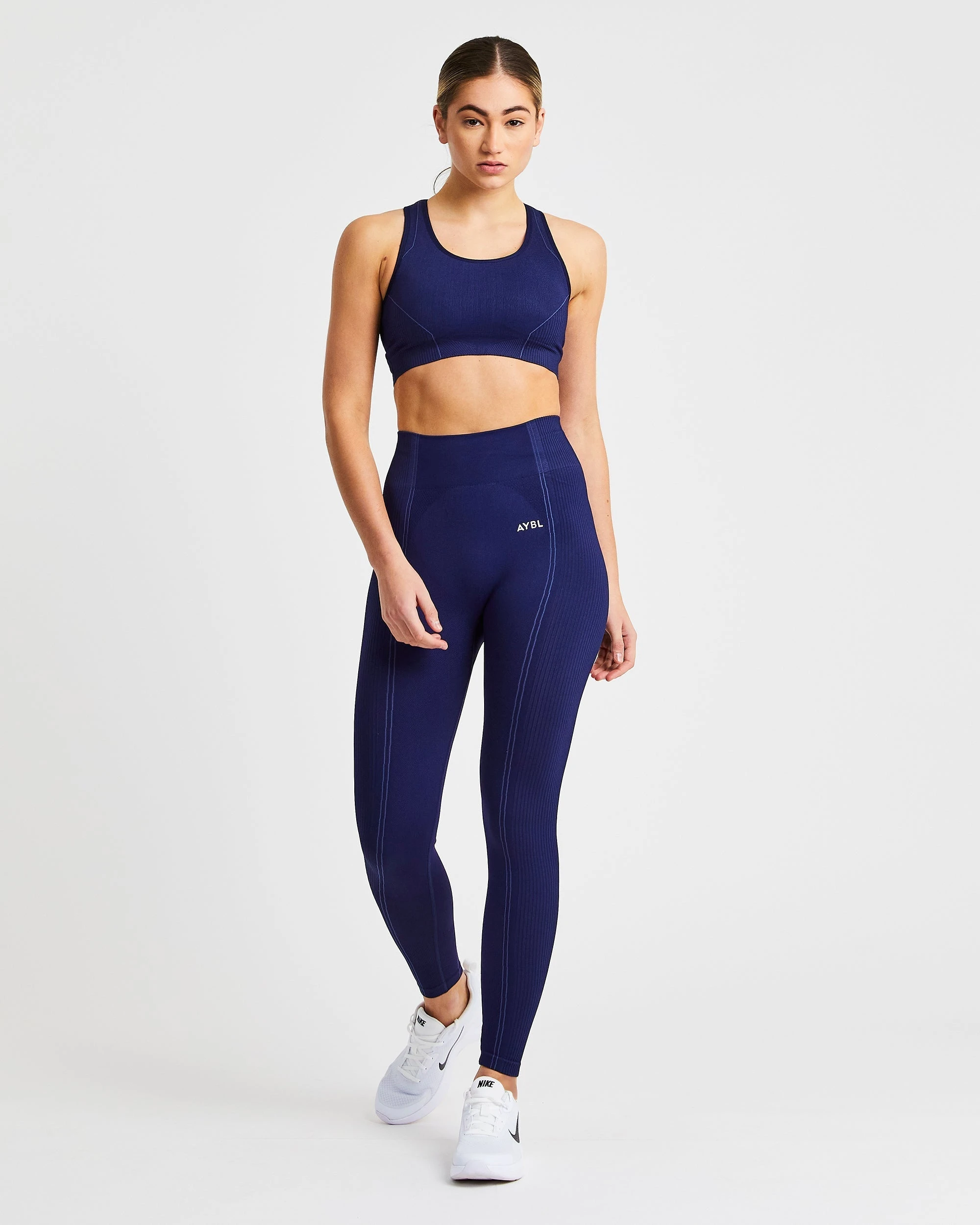 AYBL Reflex Seamless Sports Bra - Royal Blue - Image 3