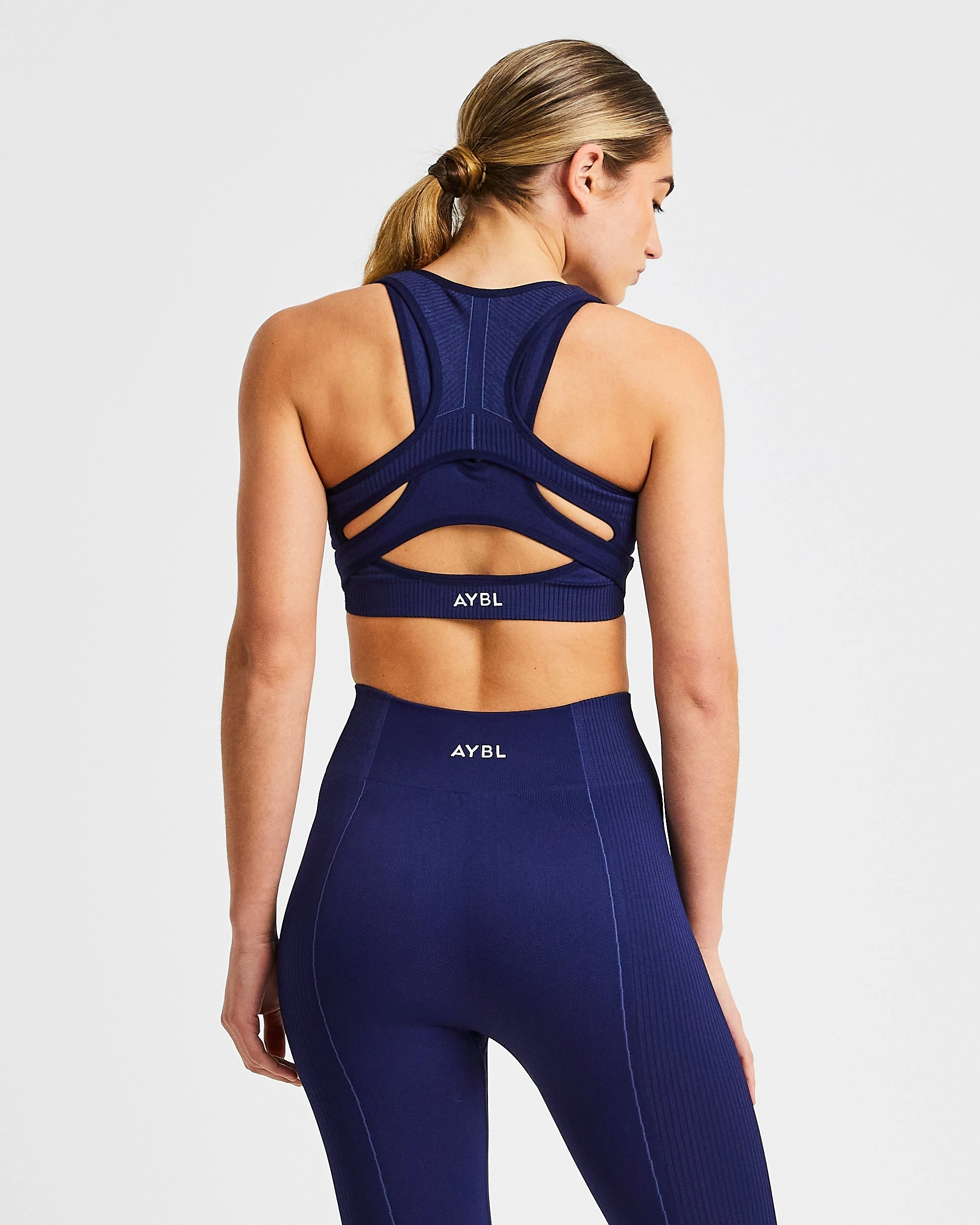 AYBL Reflex Seamless Sports Bra - Royal Blue - Image 2