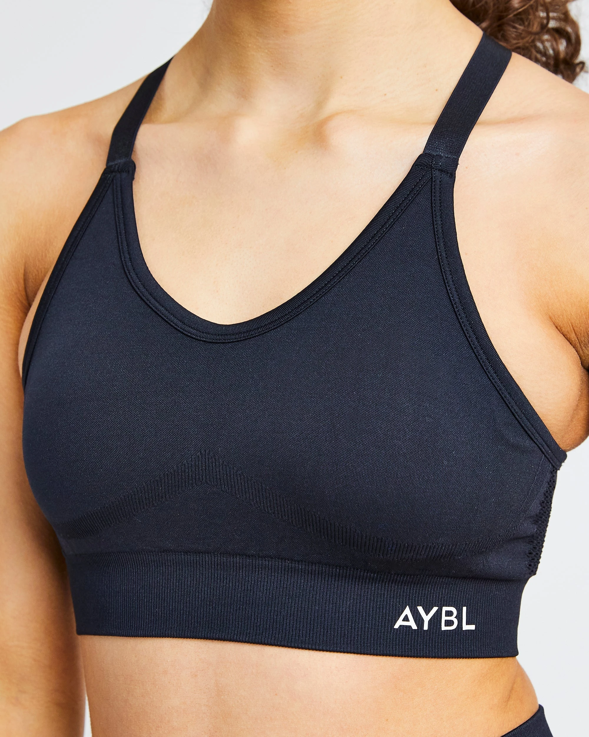 AYBL Reform Seamless Sports Bra - Black - Image 7