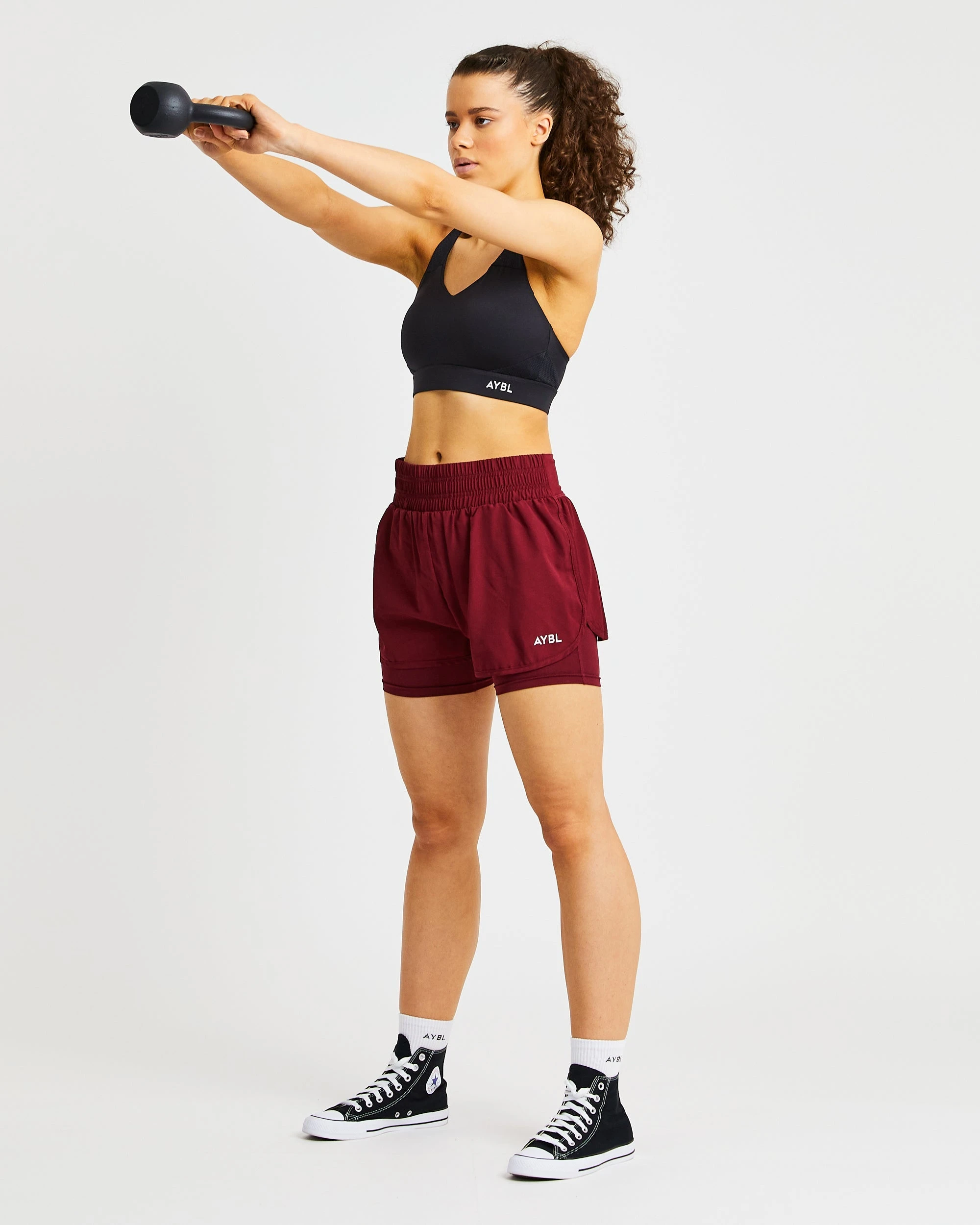 AYBL Sportive Open Back Sports Bra - Black - Image 5