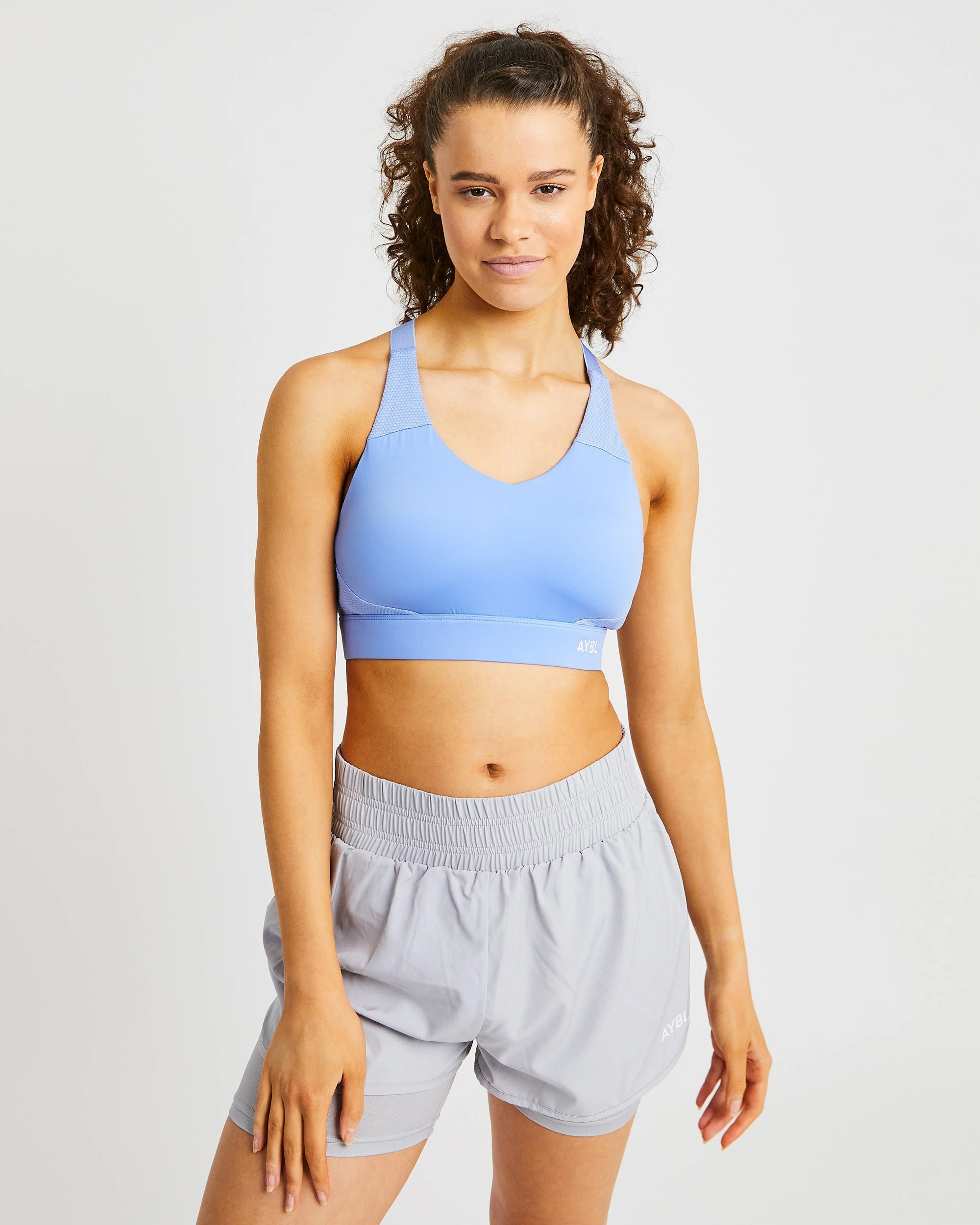 AYBL Sportive Open Back Sports Bra - Blue