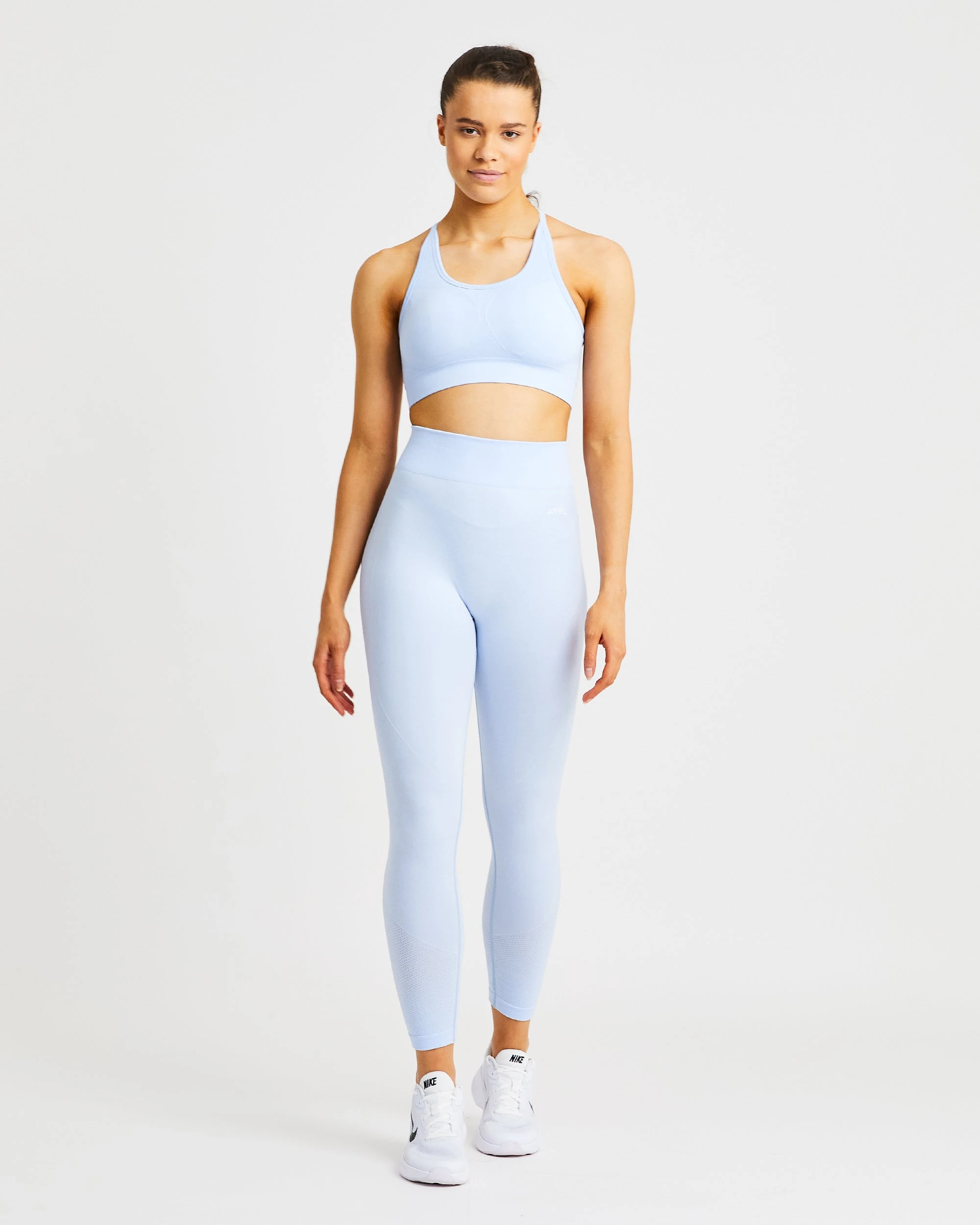 AYBL Motion Seamless Sports Bra - Sky Blue - Image 3