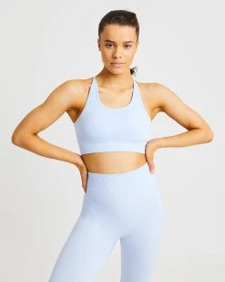 AYBL Motion Seamless Sports Bra - Sky Blue